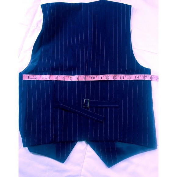 3 piece Suit Striped Navy Blue size 30 NWT - Picture 16 of 16